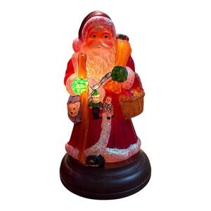Old World Christmas 2004 Merck 20th Anniversary Santa Light Light Works VTG